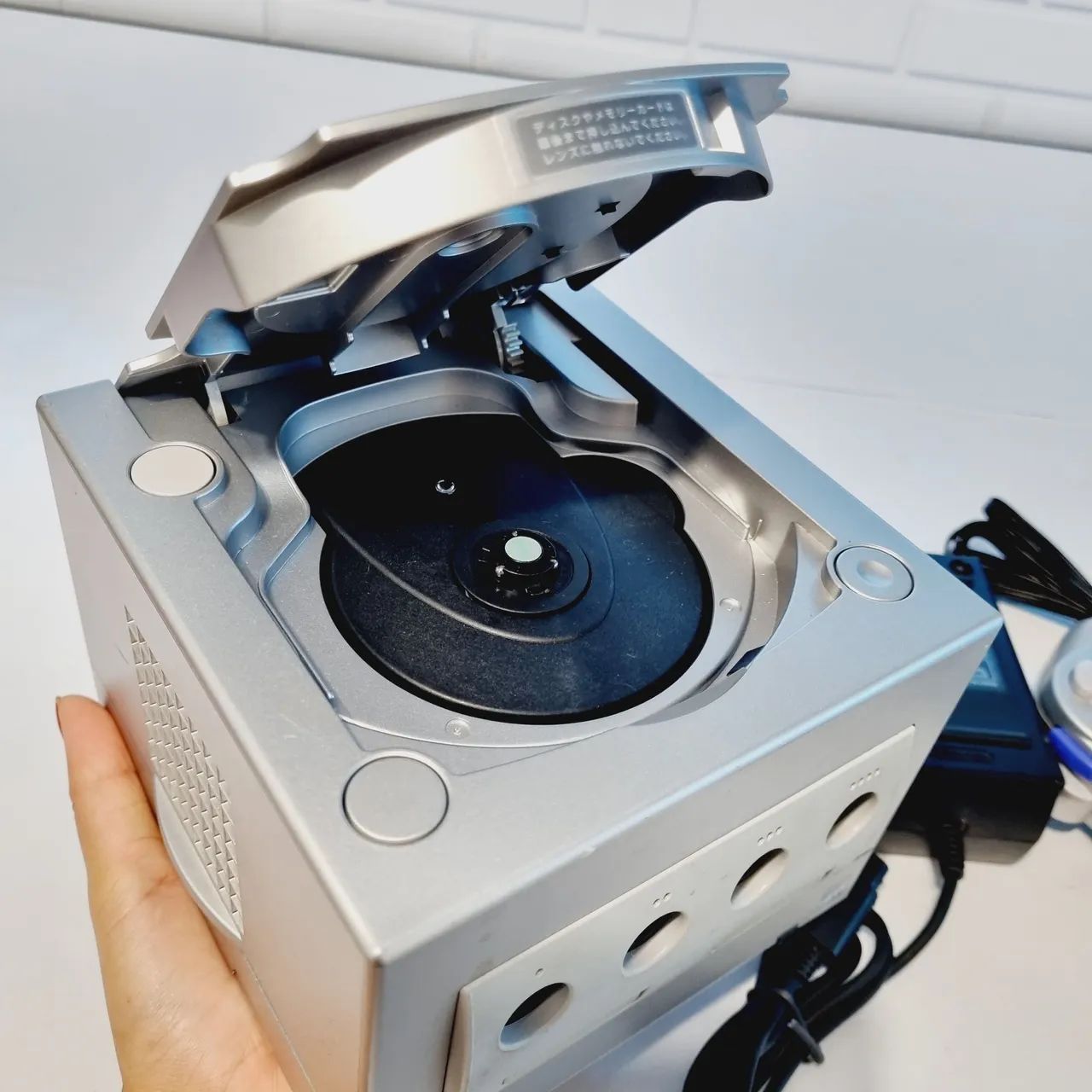 NINTENDO GAME CUBE PRATA - Foto 5