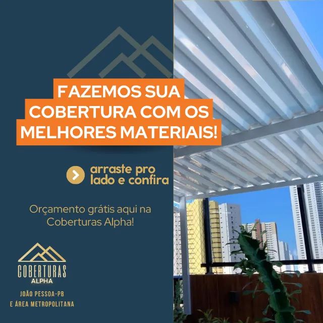 TOLDO, COBERTURA E  GARAGEM 