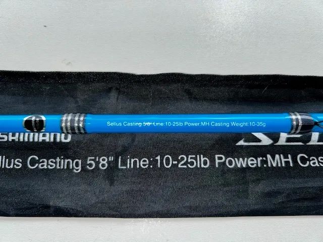 Vara para carretilha Shimano Sellus 5'8" (1,73m) 25Lbs SUC58MHA - Foto 6