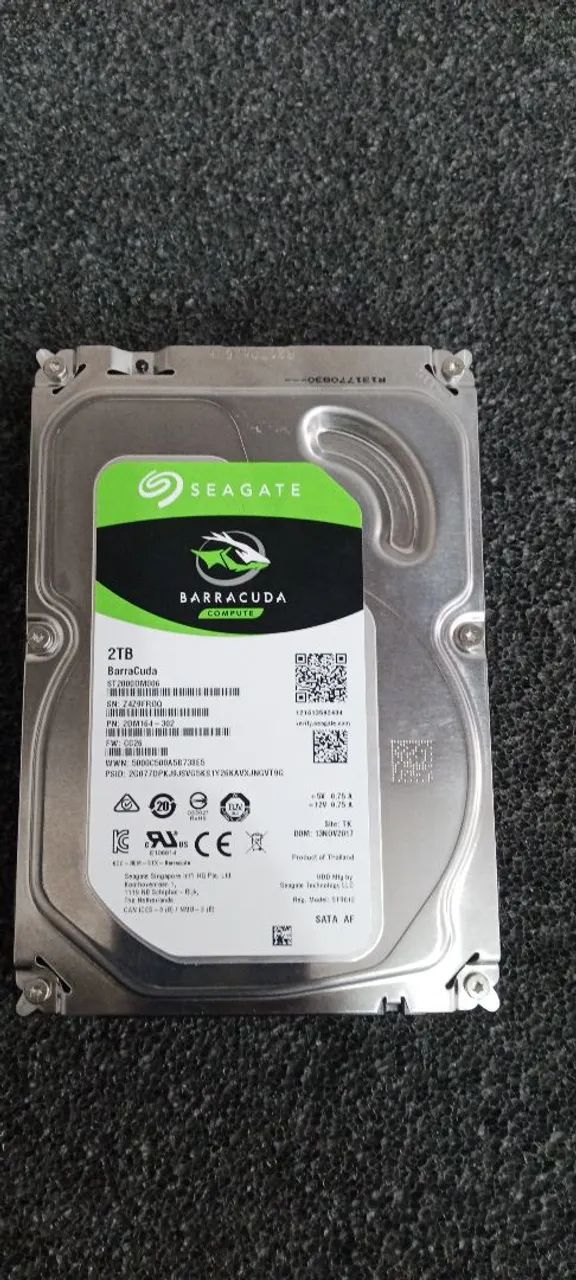SEAGATE 2TB Barracuda ideal para almazenar seus Equivo  - Foto 2