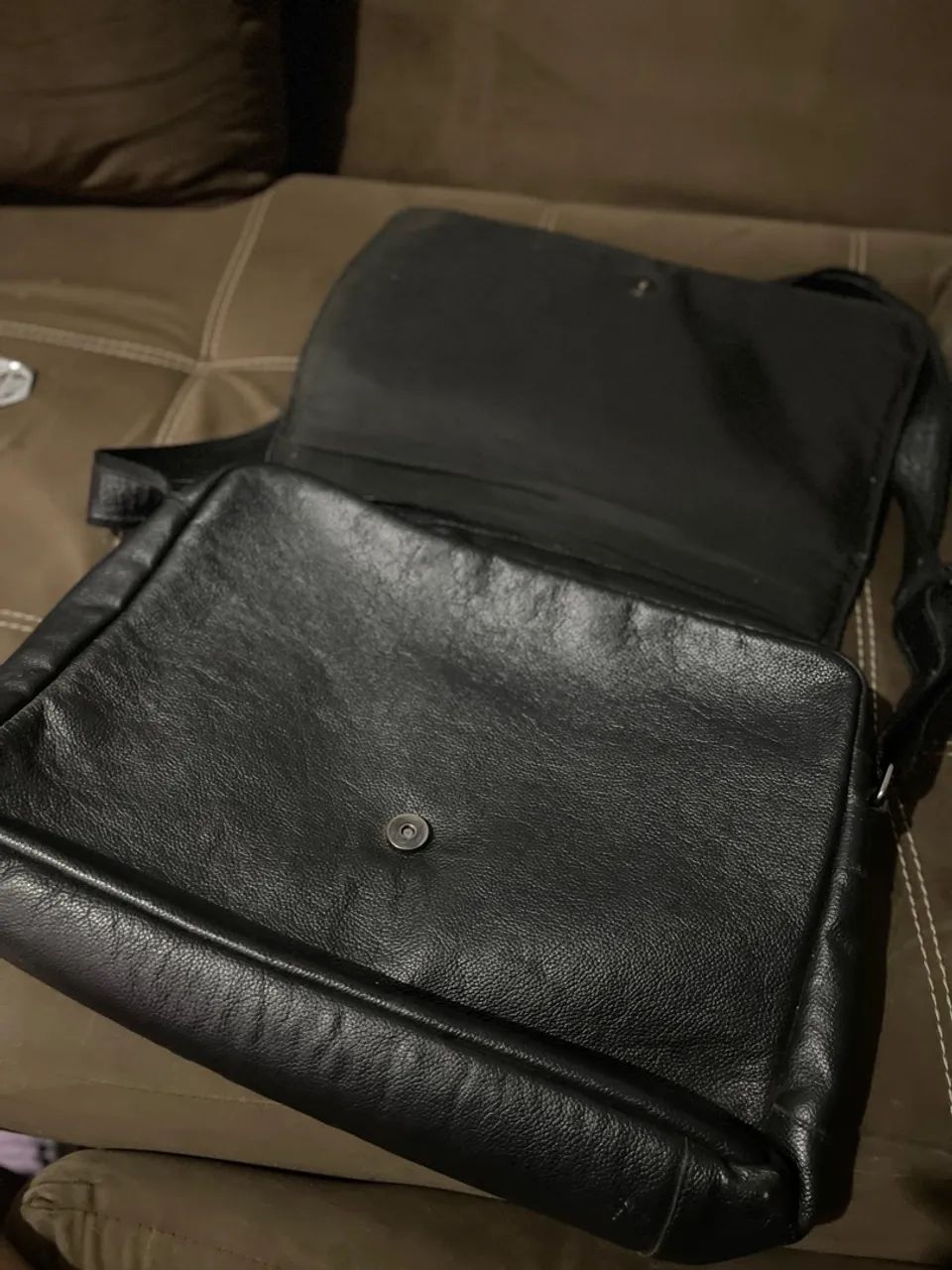 Bolsa pasta carteiro transversal masculina / Pasta para notebook e documentos