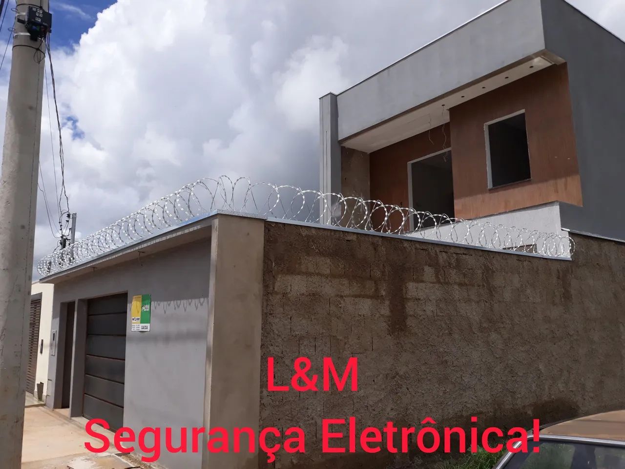 Concertina Dupla clipada, cerca elétricas, motor de portão, câmeras de segurança. - Foto 3
