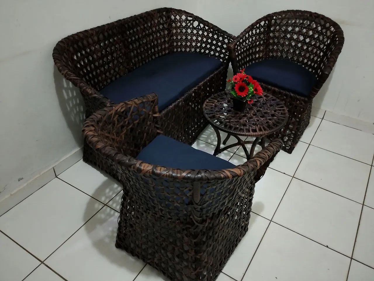 Jogo de sofa de área externa  - Foto 2