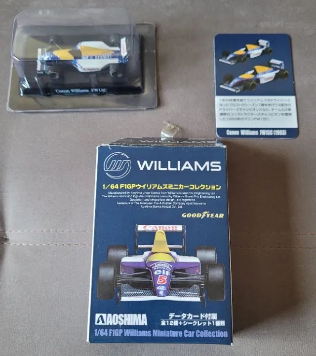 F1 Williams FW15C - Alain Prost - Aoshima (1/64) - 1993 - Foto 2