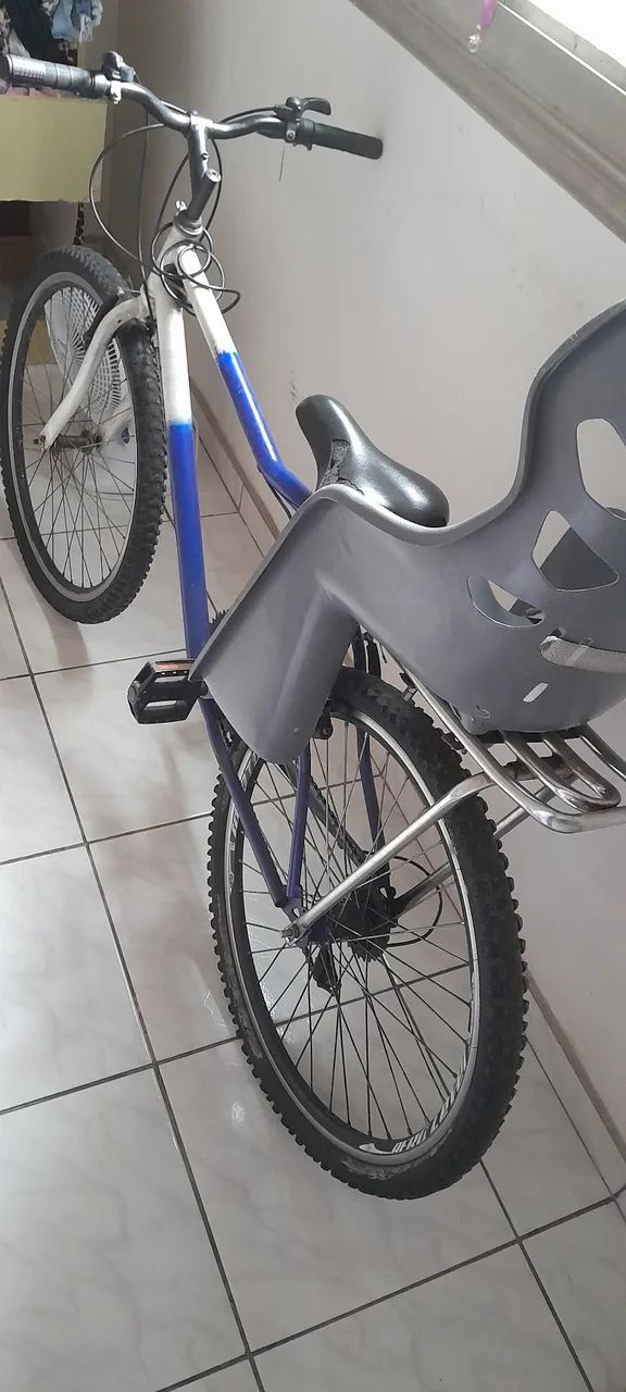 Bicicleta Aro 26 com assento para criança - Foto 3