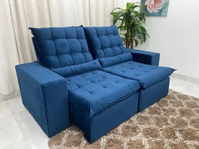 Sofá Retrátil  Reclinável Small  2.00m    Pague na Entrega! - Foto 4