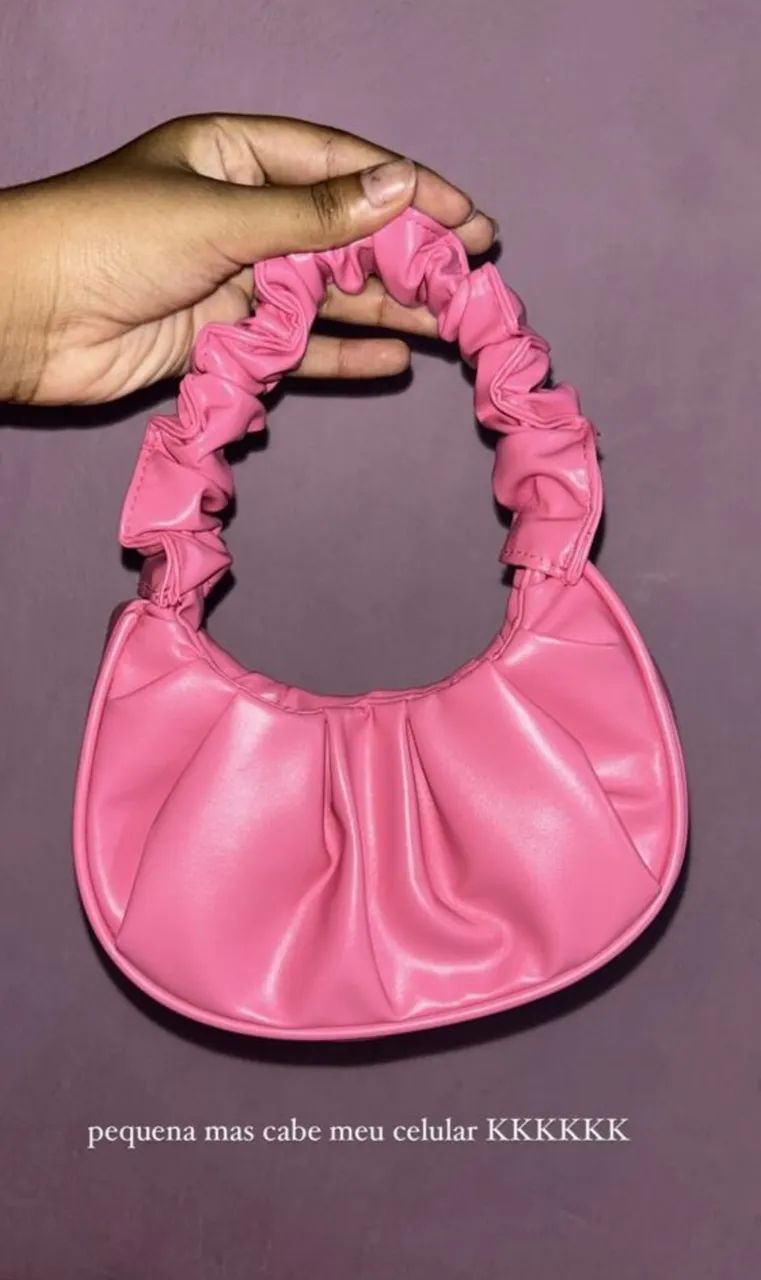 Rosa Oh Marca Bolsas Bolsa Matelassê Em Couro Pink Livia Donna