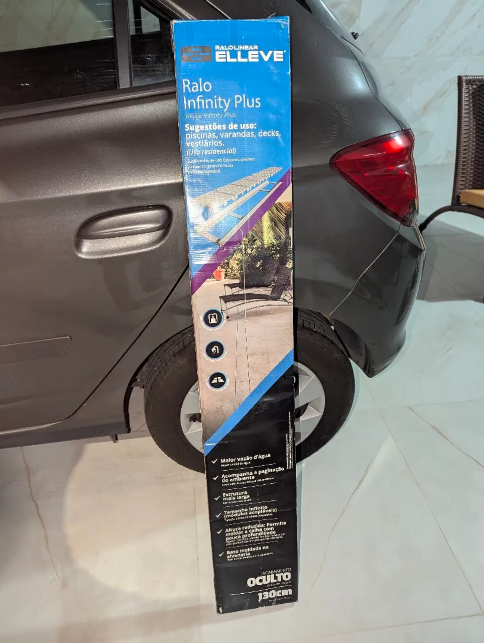 Ralo Oculto Infinity Plus Elleve 130cm