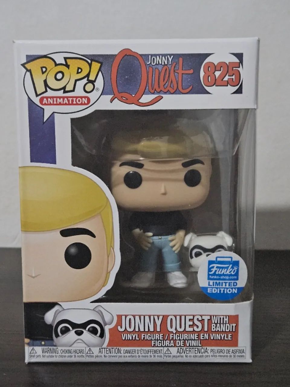 unko Pop Jonny Quest with Bandit 825 Hanna Barbera
