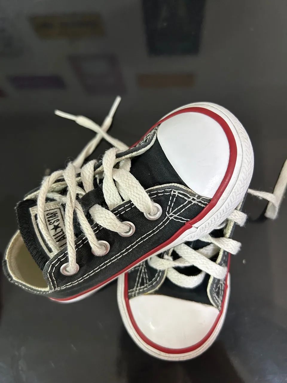 Tênis Converse Infantil Preto - Tamanho 20 - Foto 3
