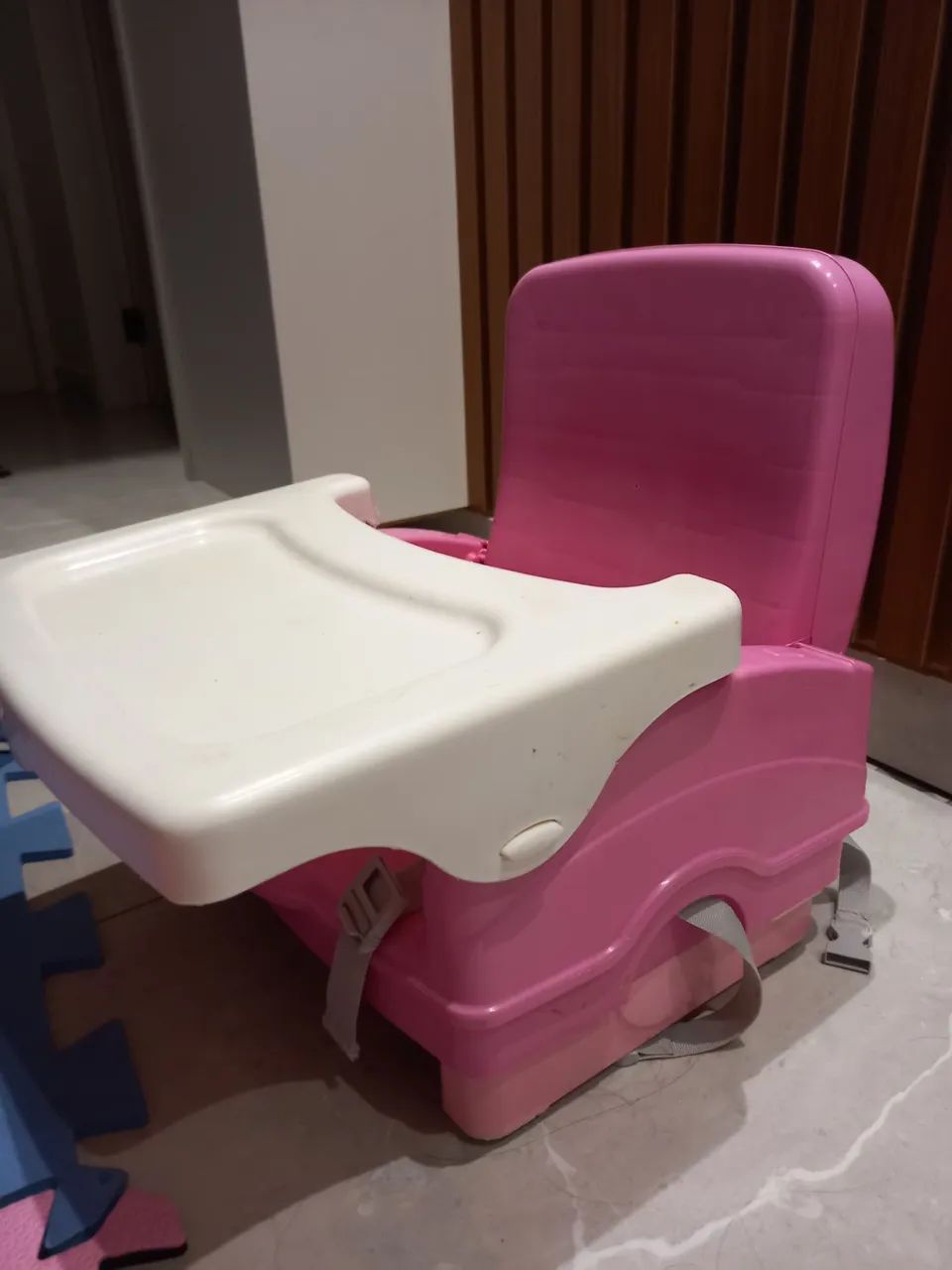 Cadeirinha de Alimentação para Bebê - Rosa - Foto 4