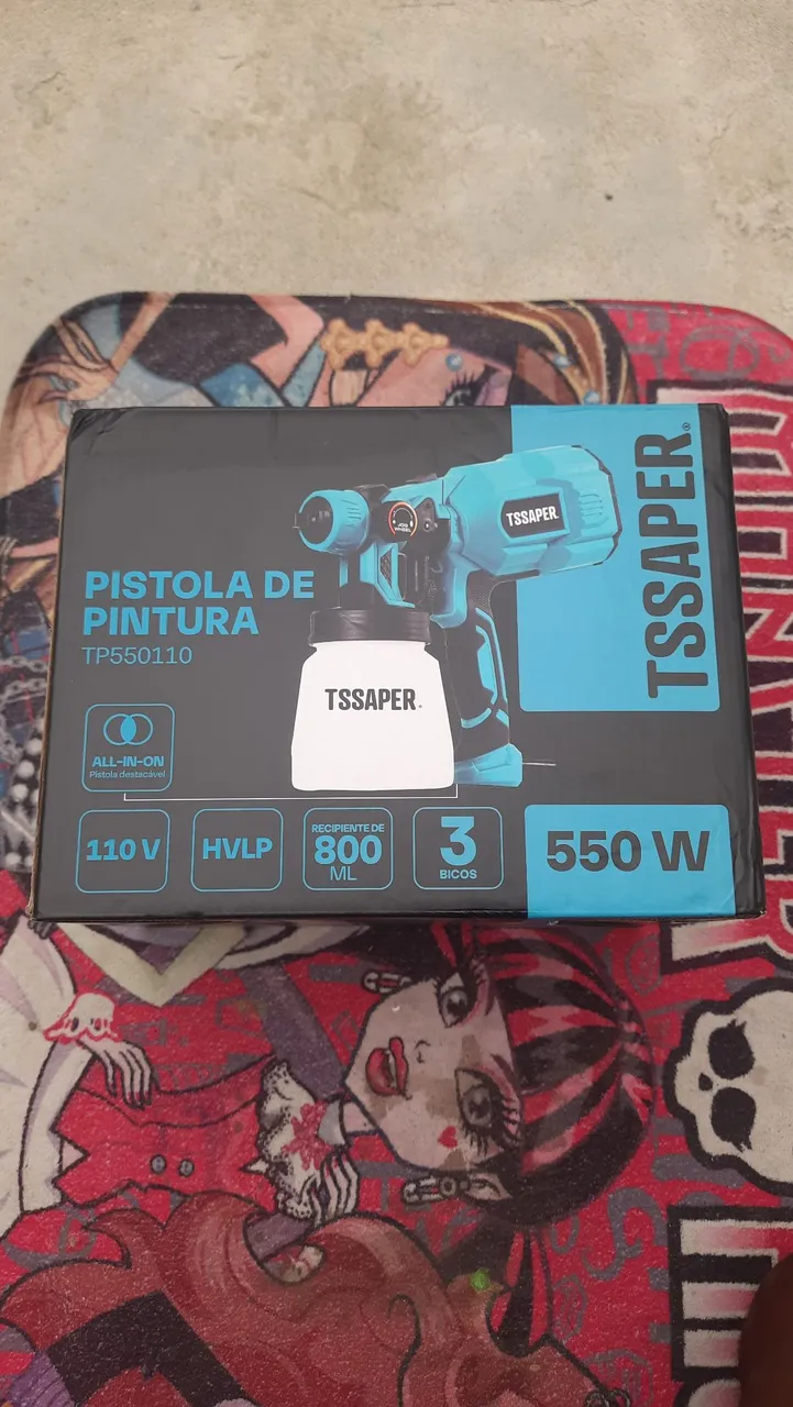 Pistola De Pintura Elétrica 550w