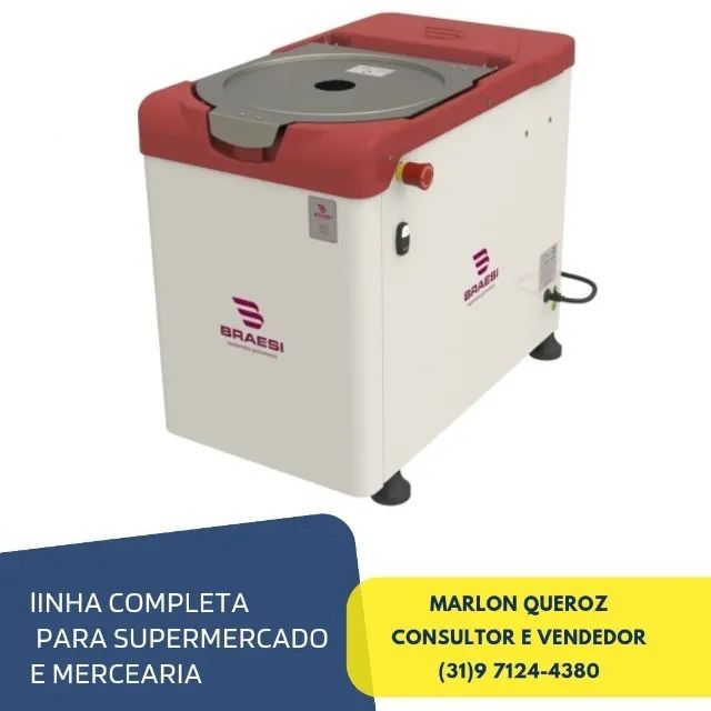 Amassadeira Rápida 18KG Braesi 220v Nova
