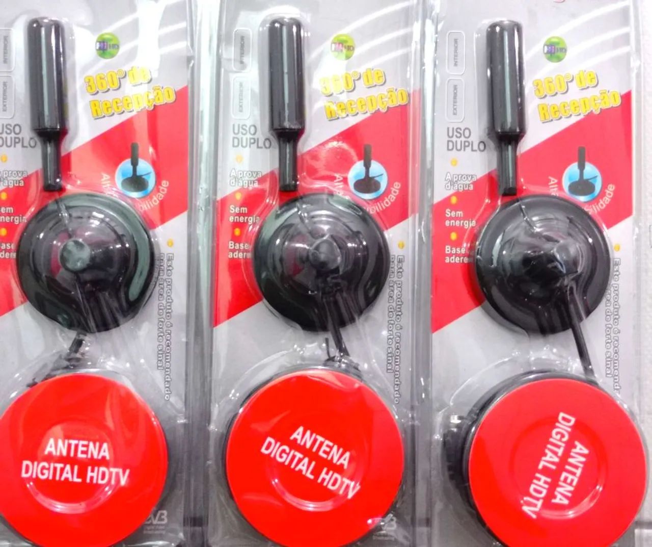 Antena Digital HDTV 360° - Sinal Forte - Uso Duplo - Foto 2