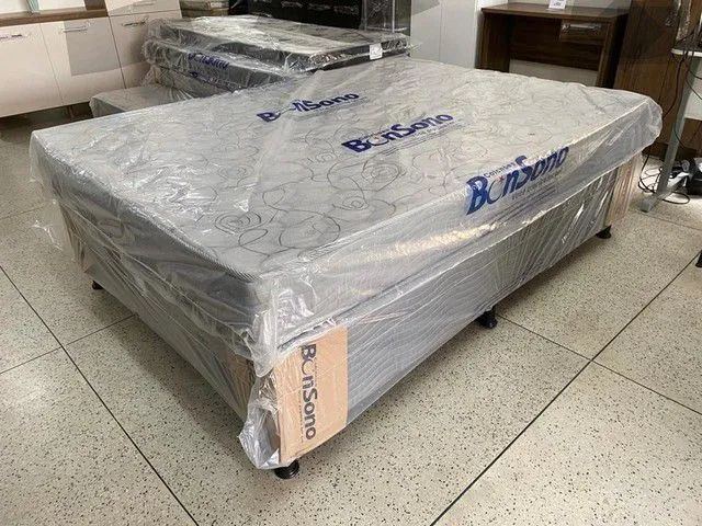Cama Box Casal BonSono D.33 100%espuma 