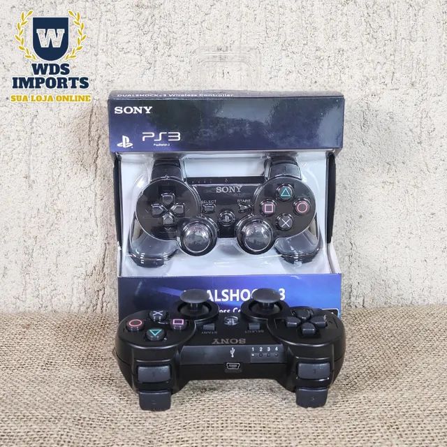 Controle Compatível PS3 Sony Sem Fio - Foto 2