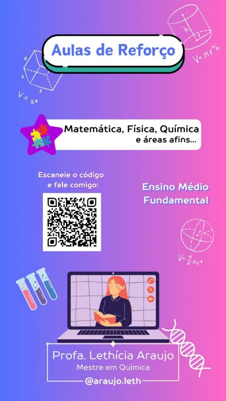 Aulas particulares/ professora particular