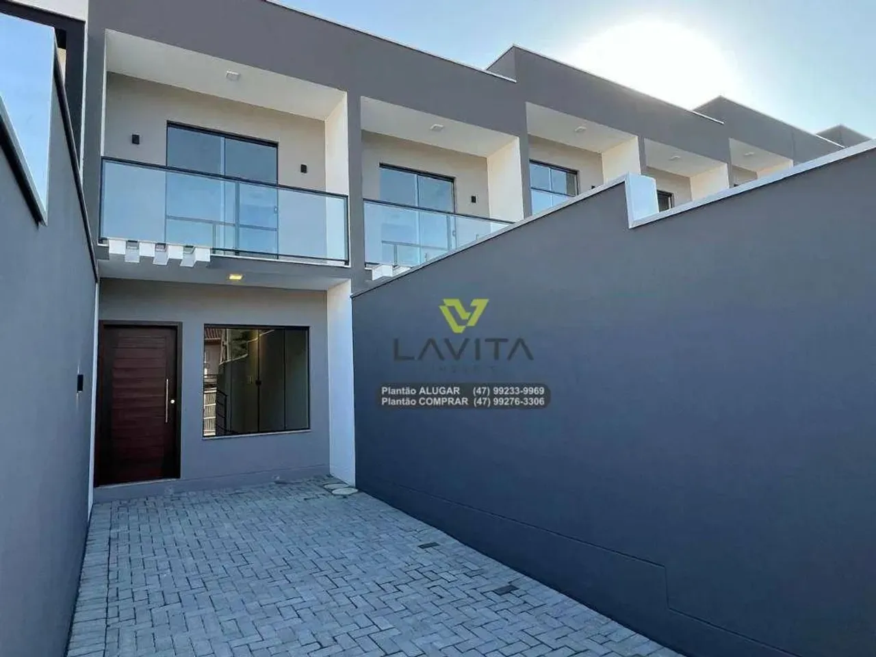 Casa, Sobrado com 2 Dormitórios para Aluguel, Locação, Bairro Fortaleza Alta - Blumenau SC