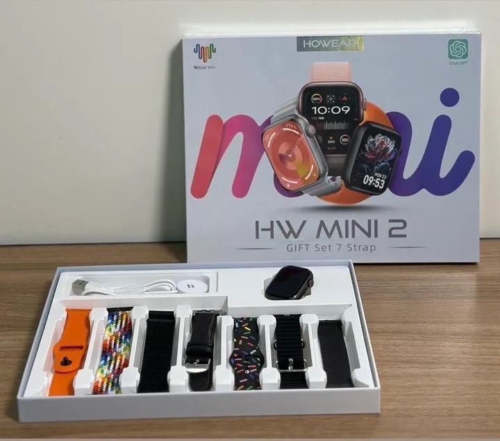 KIT SMART WATCH ULTRA MINI HOWEAR 