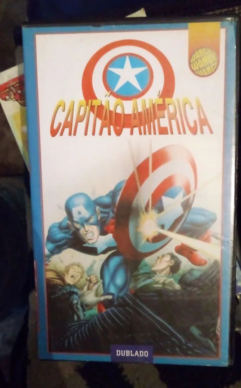VHS Vídeo Cassete Capitão América Dublado