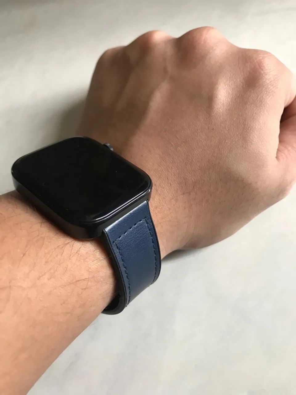 Pulseira 22mm couro 