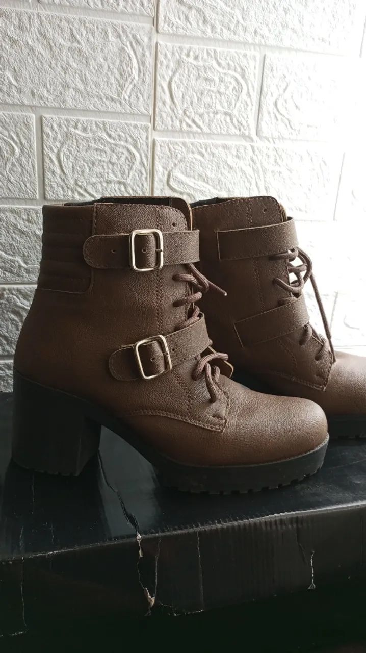 Bota marrom Luma Ventura 35  - Foto 3