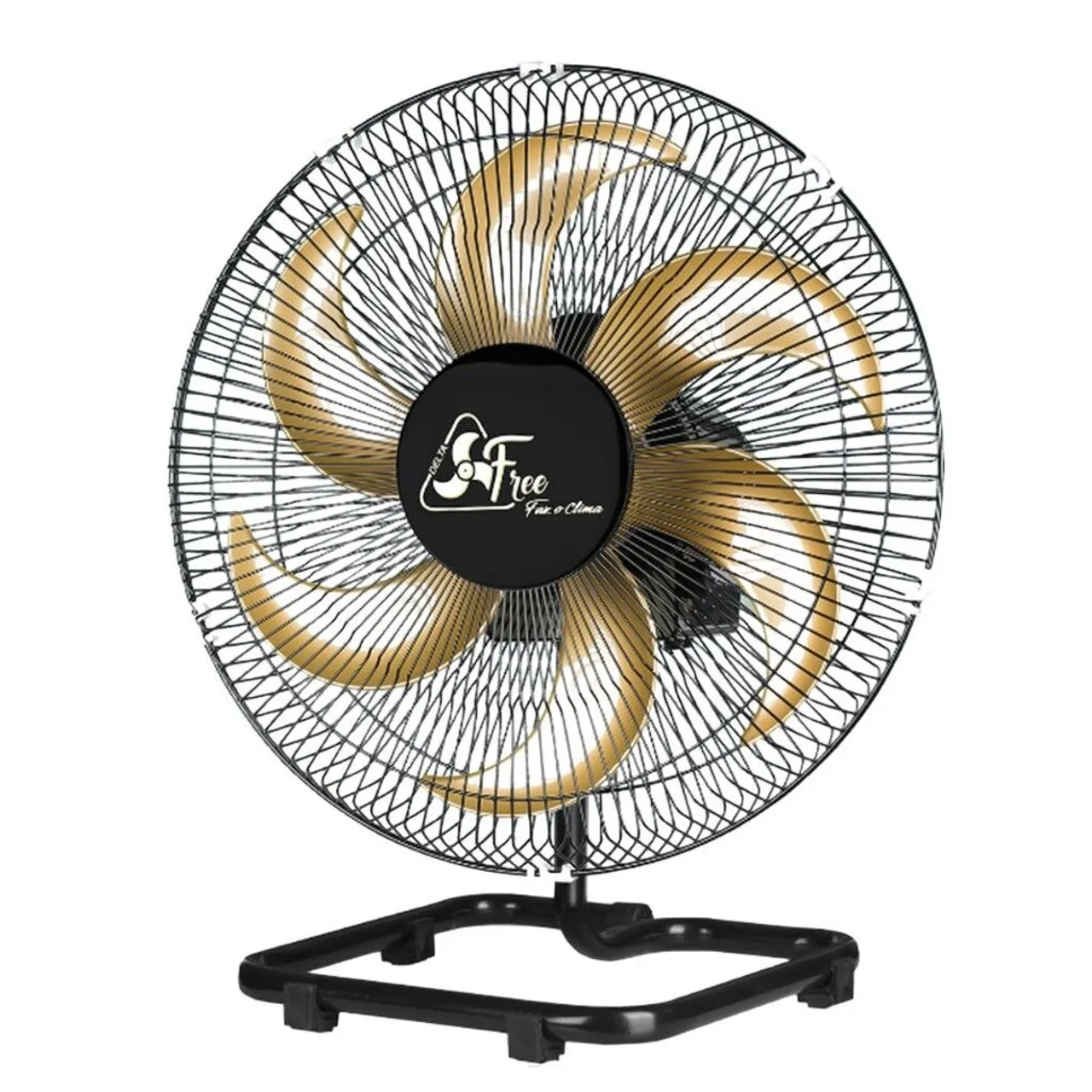 Ventilador de Mesa Venti Delta 40CM Bivolt 140 Watts 6 Pás Delta Free Preto
