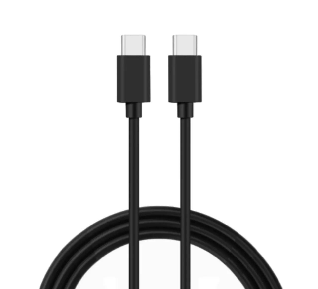 Cabo USB-C para USB-C 1 Metro preto  - Foto 4