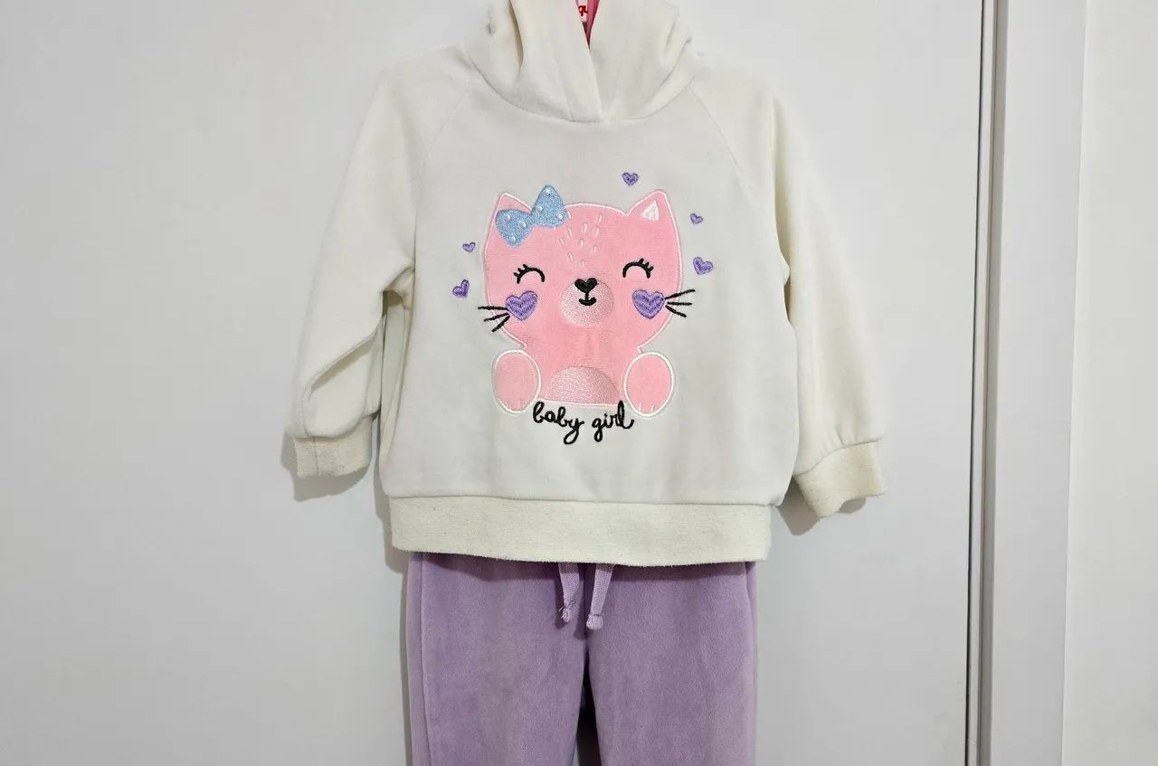 Conjunto de moletom infantil - Baby Girl