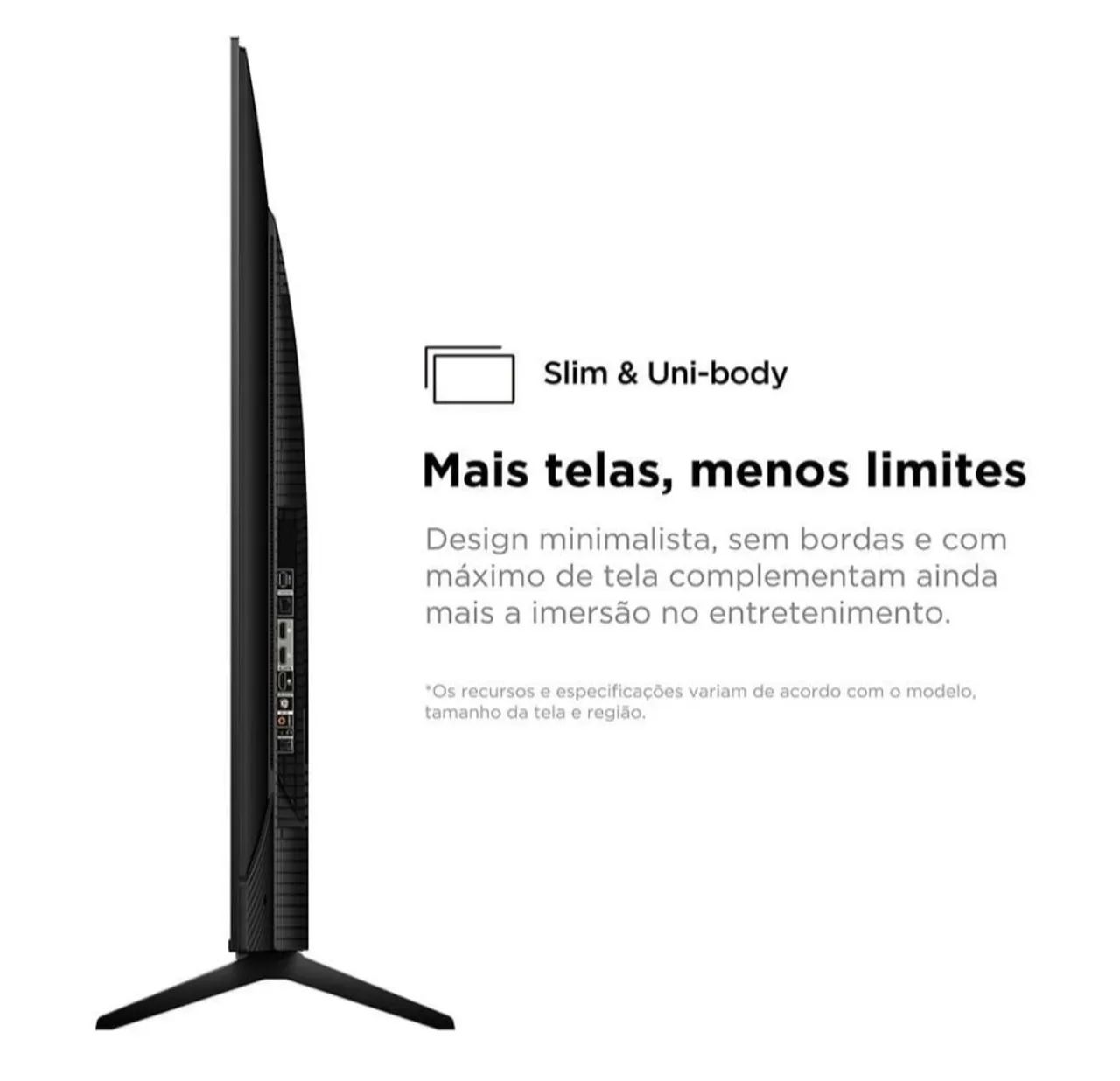 Smart TV 4K - TCL 55'  - Nova na caixa e nota fiscal  - Foto 2