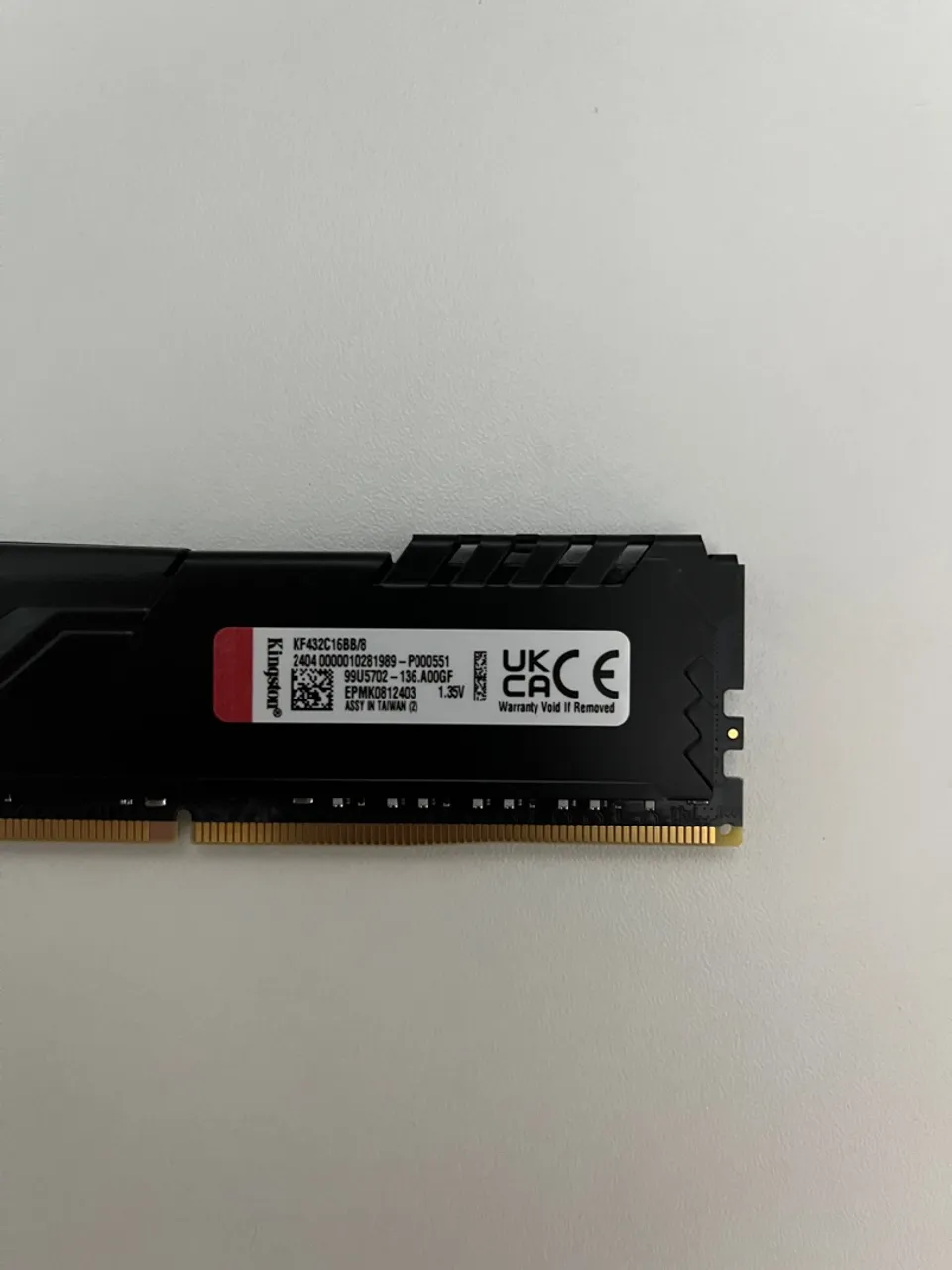Memória RAM Kingston Fury Beast DDR4 8GB
