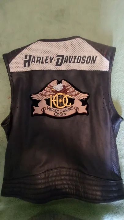 Colete de Couro Harley Davidson - Foto 5