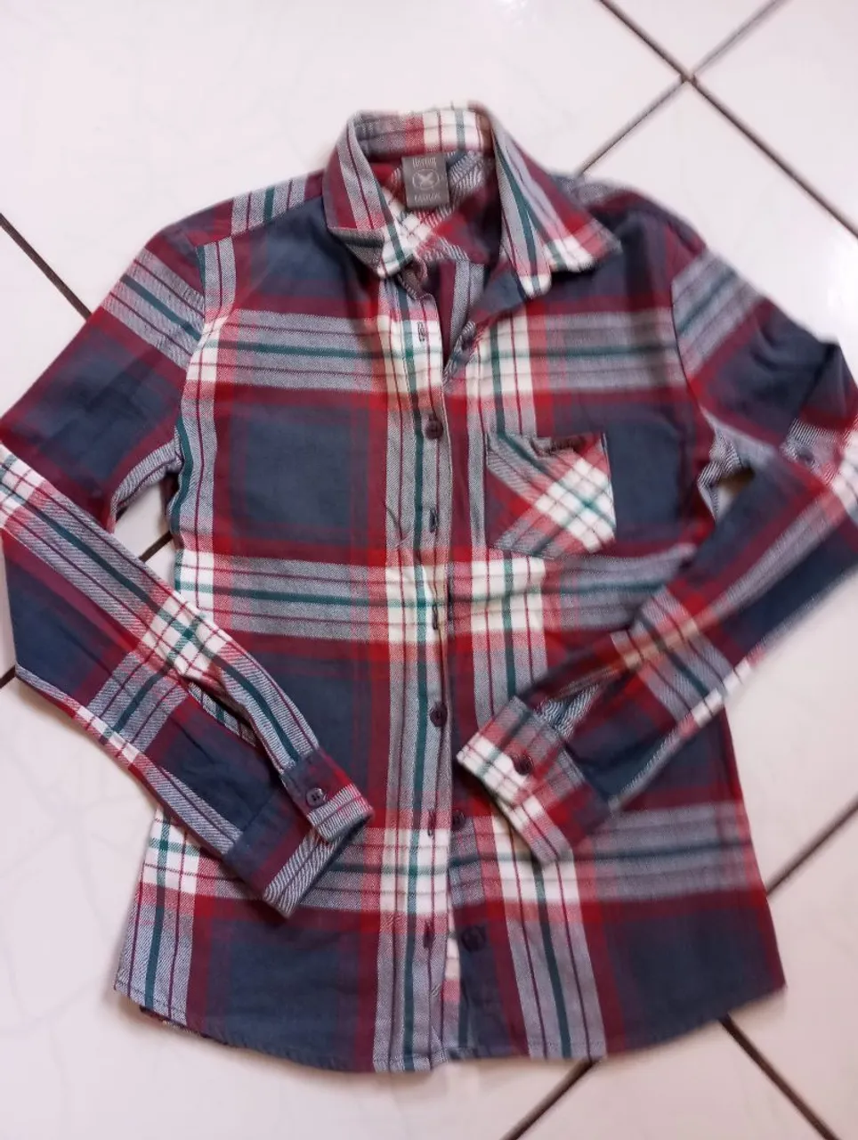 Camisa xadrez feminina