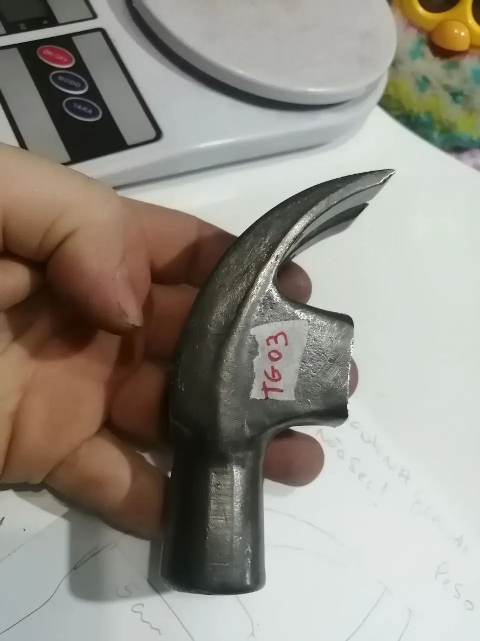 Martelo tramontina antigo grande! - Foto 6