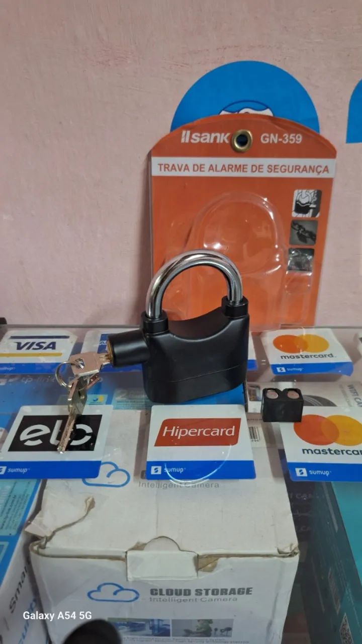 Cadeado Anti-Furto com Alarme Sonoro - Foto 6