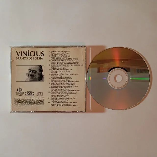 cd vinícius de moraes - 80 anos de poesia - Foto 3