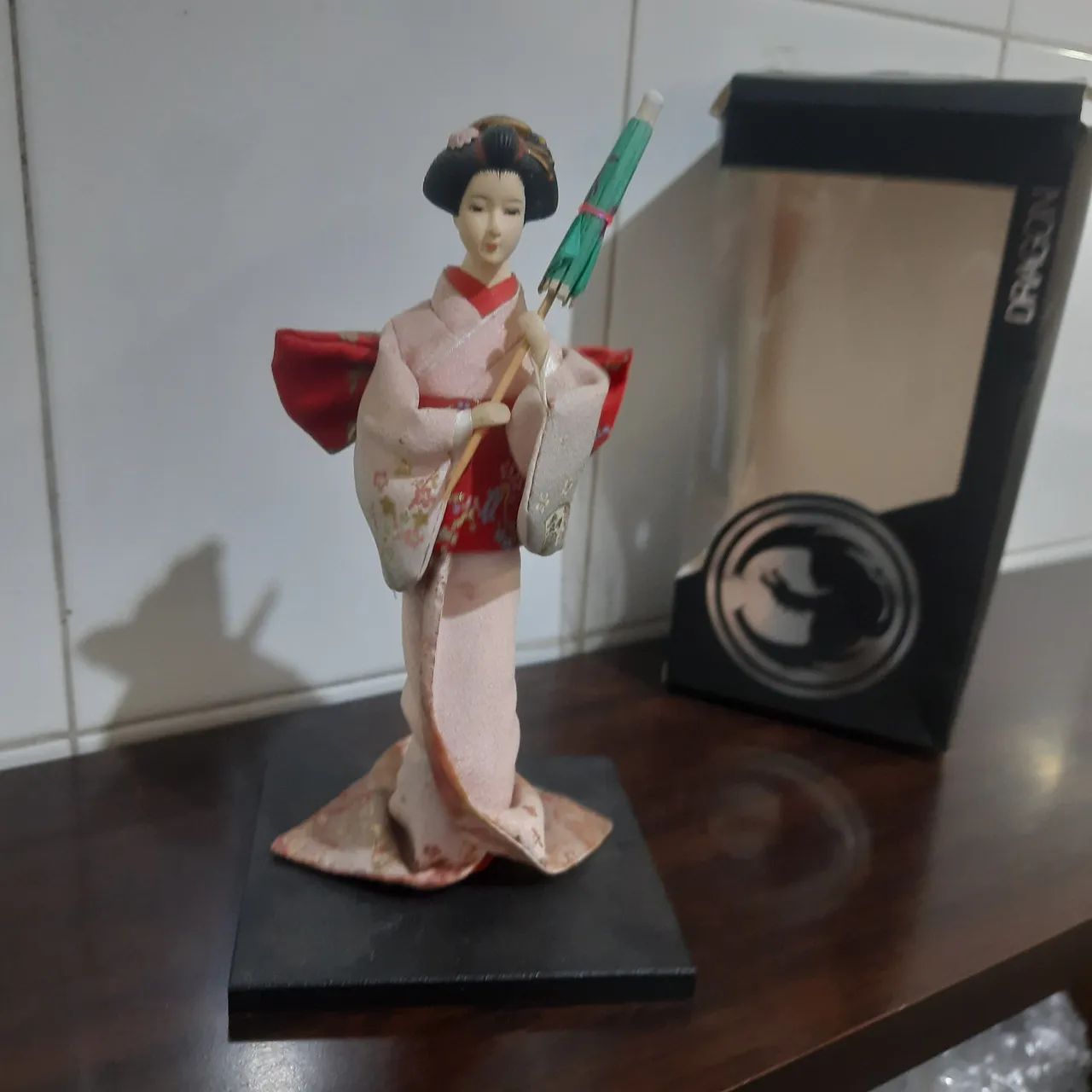 Boneca Geisha Japonesa Decorativa