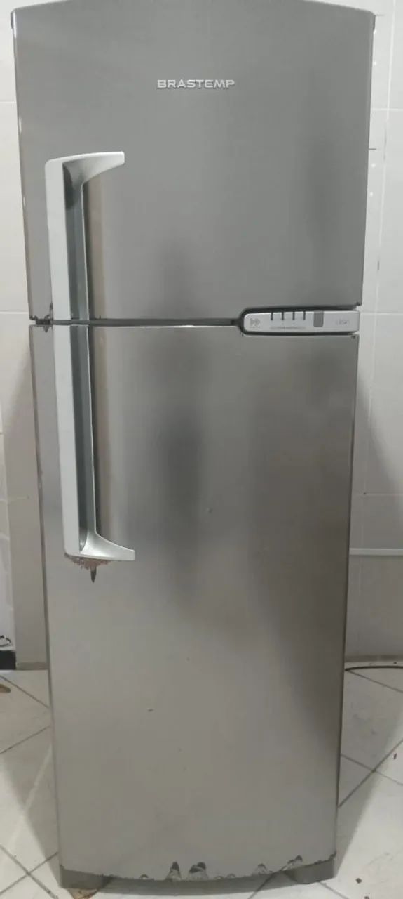 Geladeira Brastemp Clean Inox