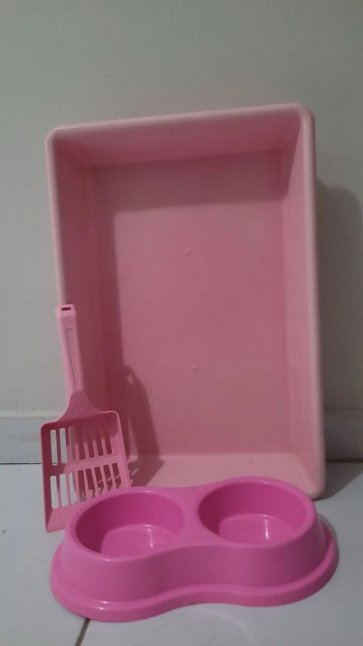 2 Kits Higiene e Alimentação para Gatos - Completo - Foto 4