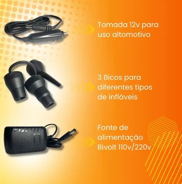 Bomba de Ar Elétrica para Colchões - Foto 4
