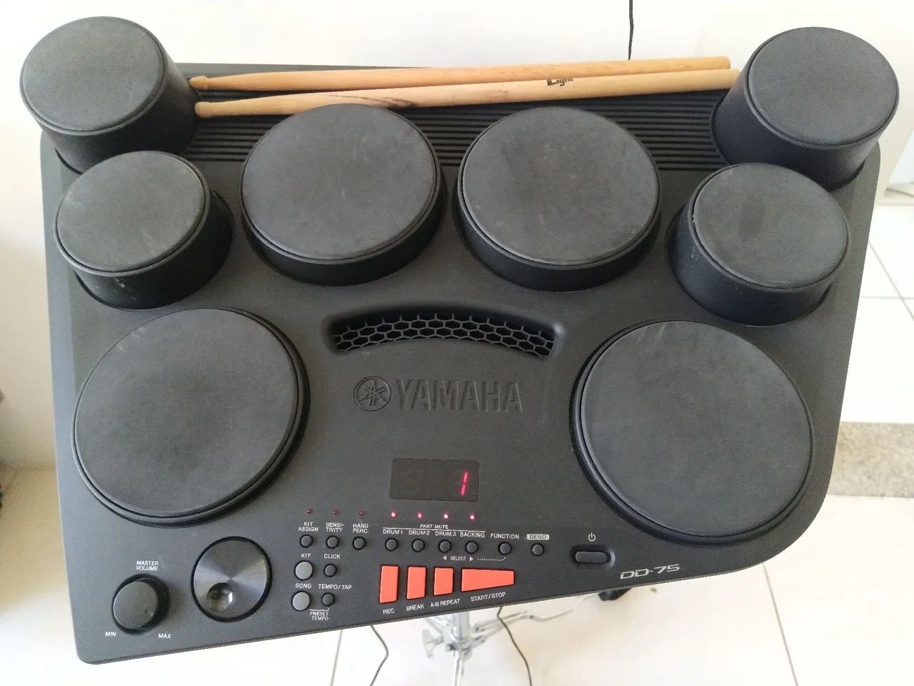 Bateria Eletrônica Yamaha DD-75 - Foto 3