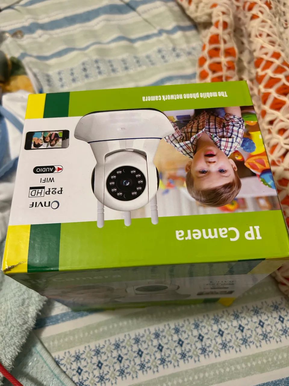 Câmera IP Wi-Fi HD com Áudio e Visão Noturna - Foto 2