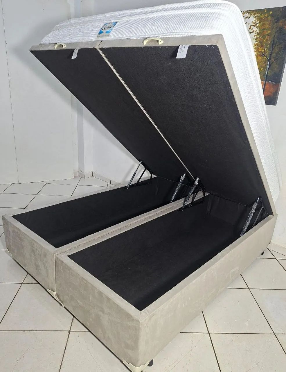 Cama Queen Size Baú, Sealy - ENTREGA GRÁTIS - Foto 4