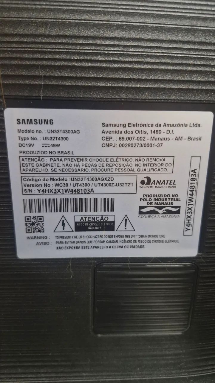 Tv samsung 32 polegadas para retirada de peças - Foto 4