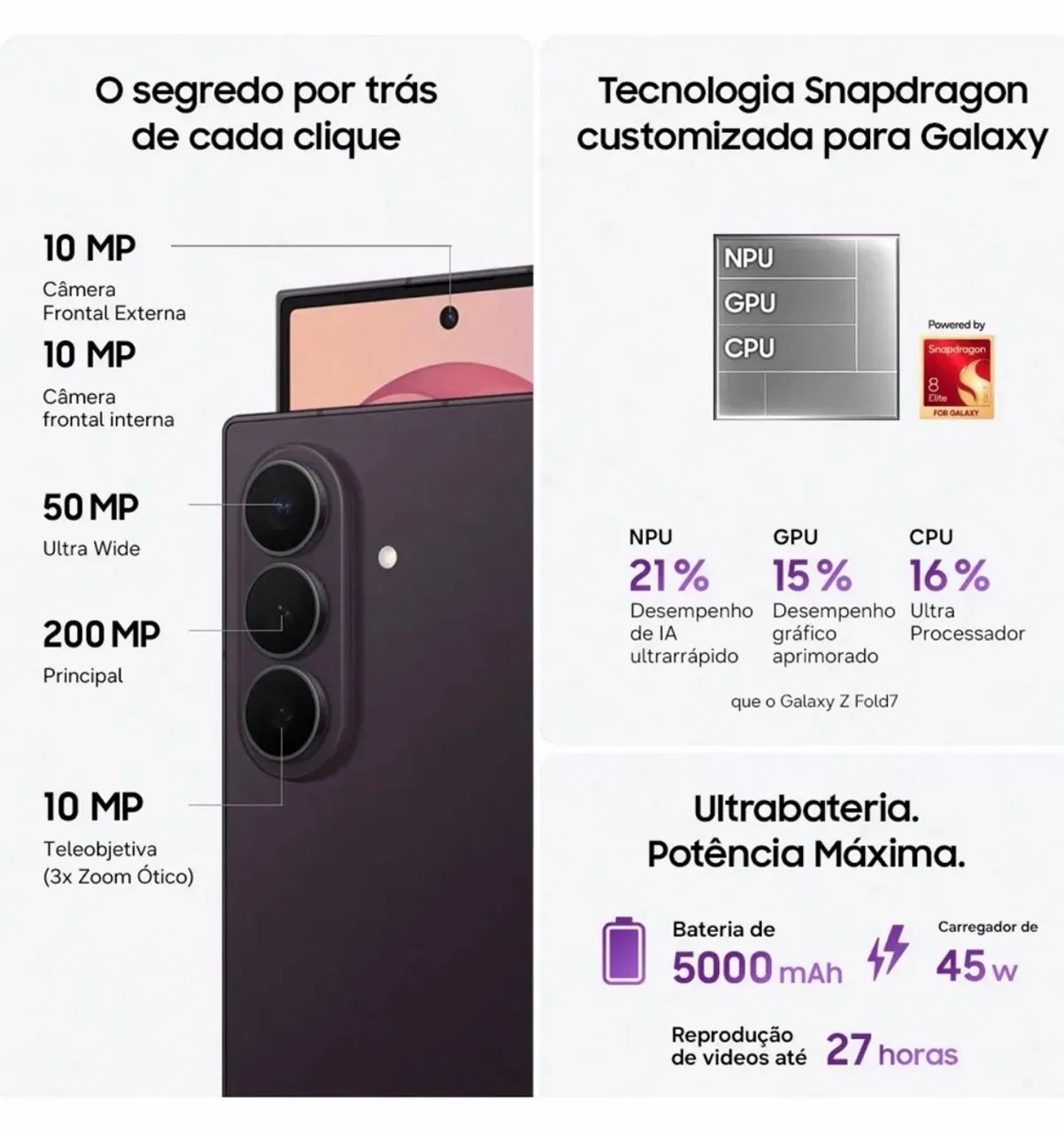 Galaxy zfold 8 ultra 512gb - Foto 5