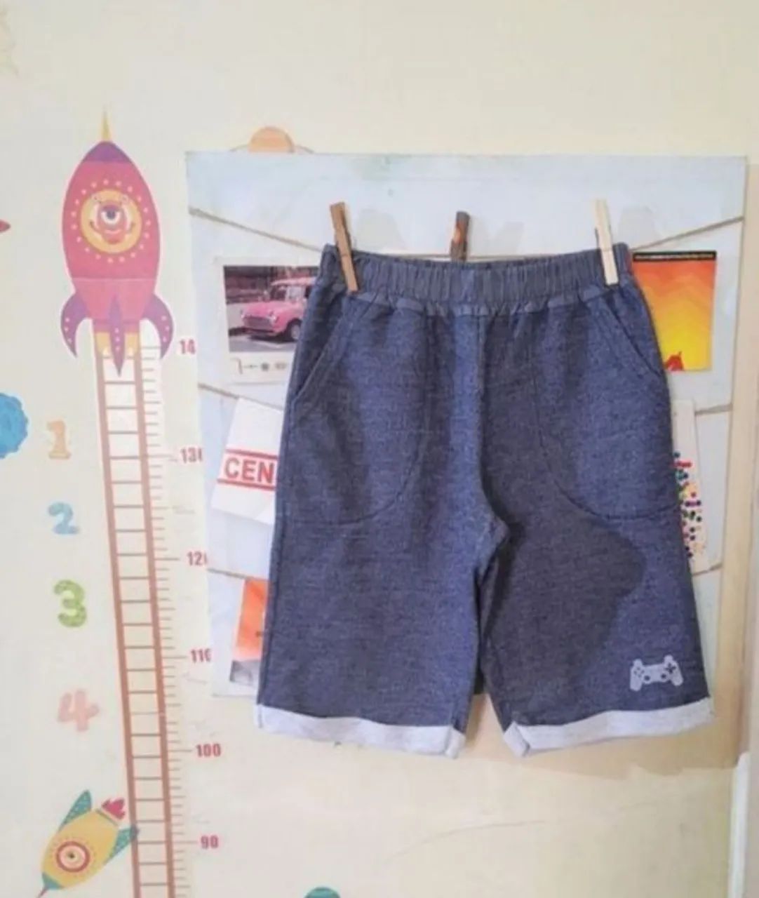 Lote roupas infantis masculina tam 10 camisas, short e mais - Foto 4