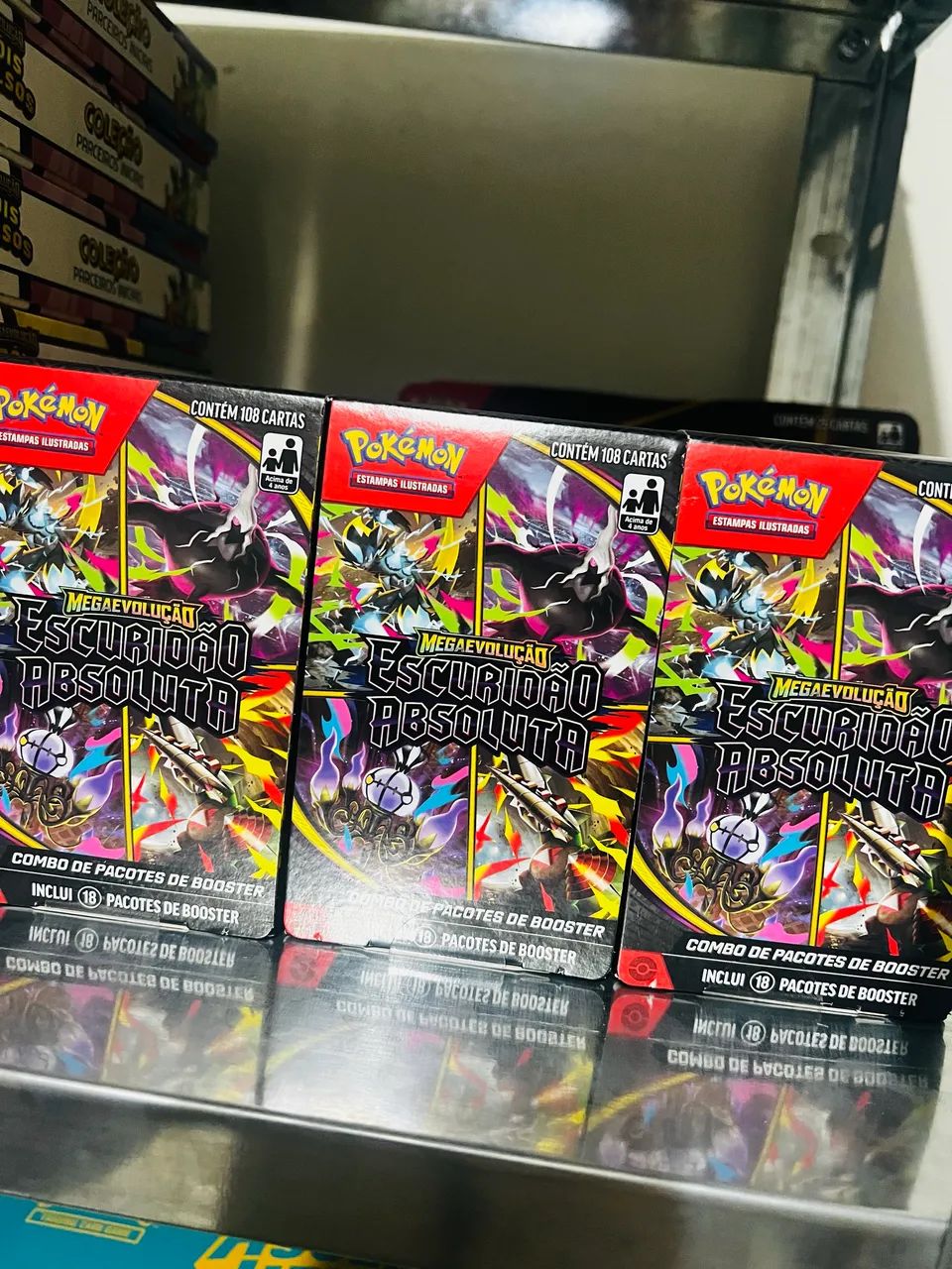 1x Mini Booster Box (Mini BB) Escuridão Absoluta