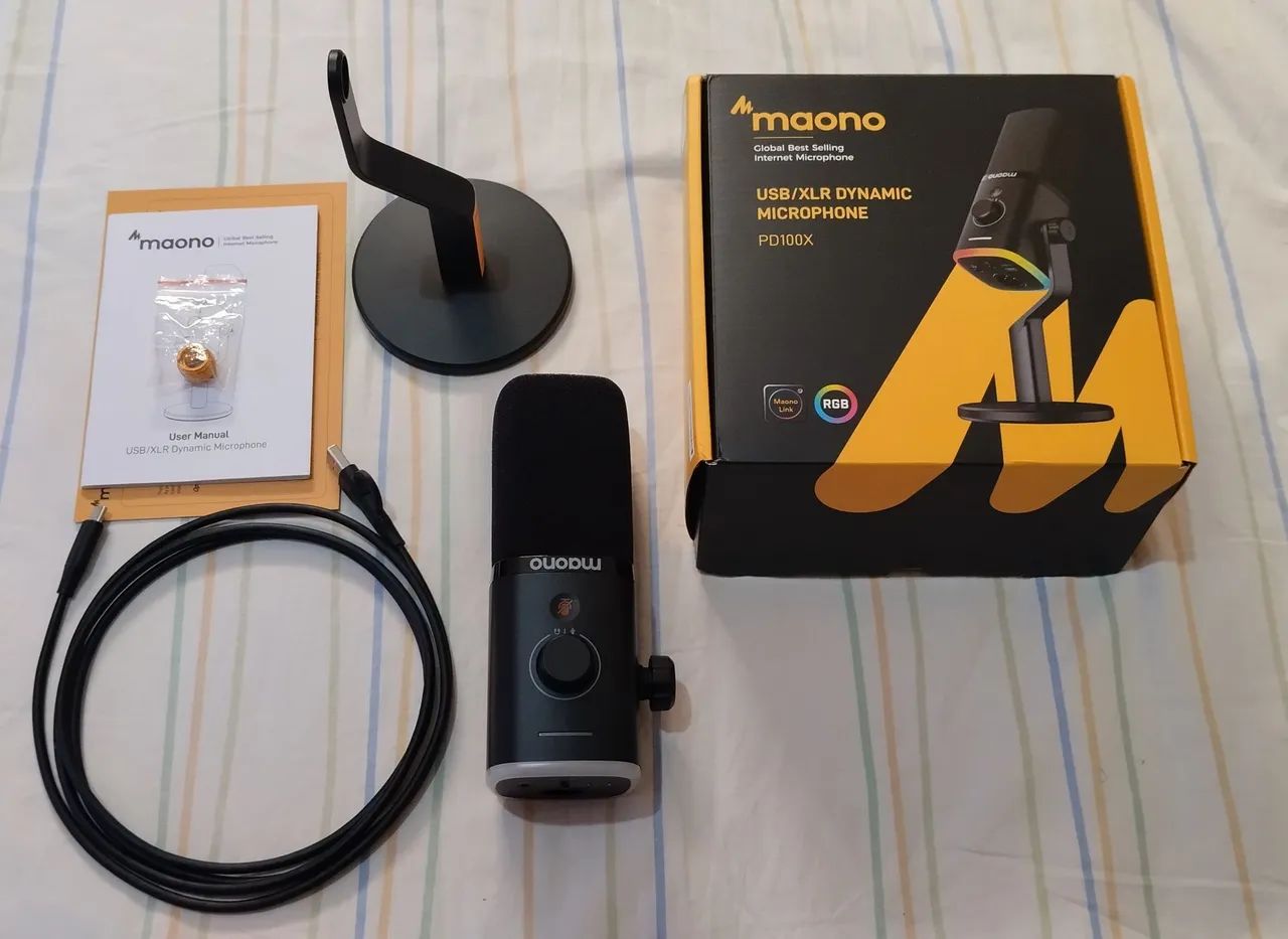 Microfone maono pd100x rgb - Foto 5