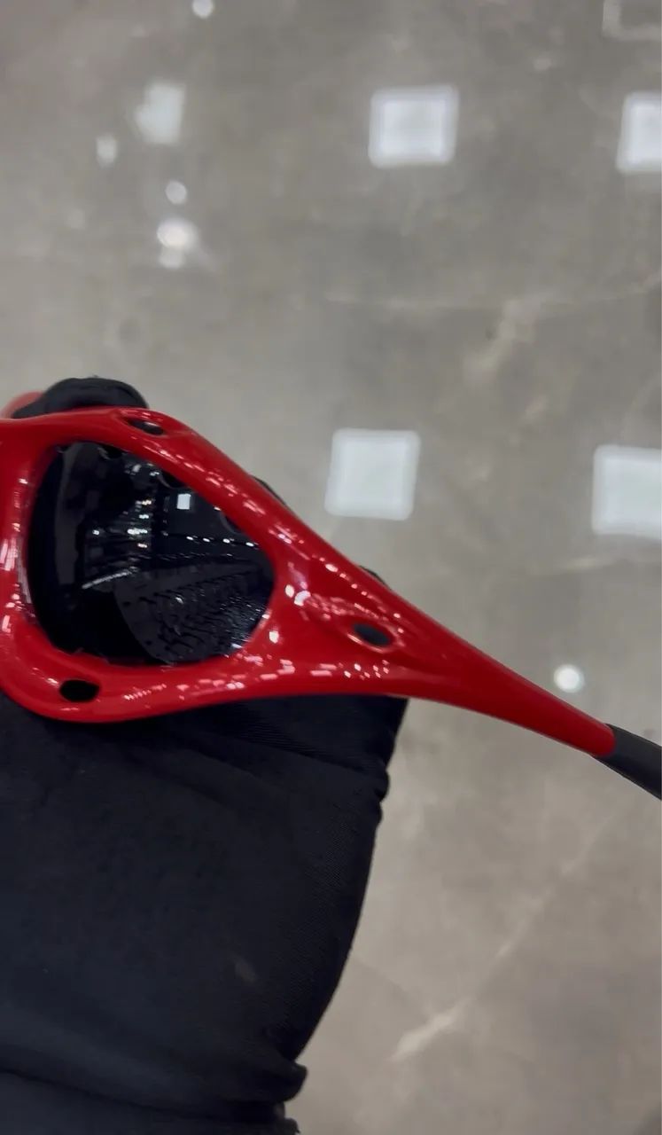 Óculos Oakley Racing Vermelho  - Foto 3