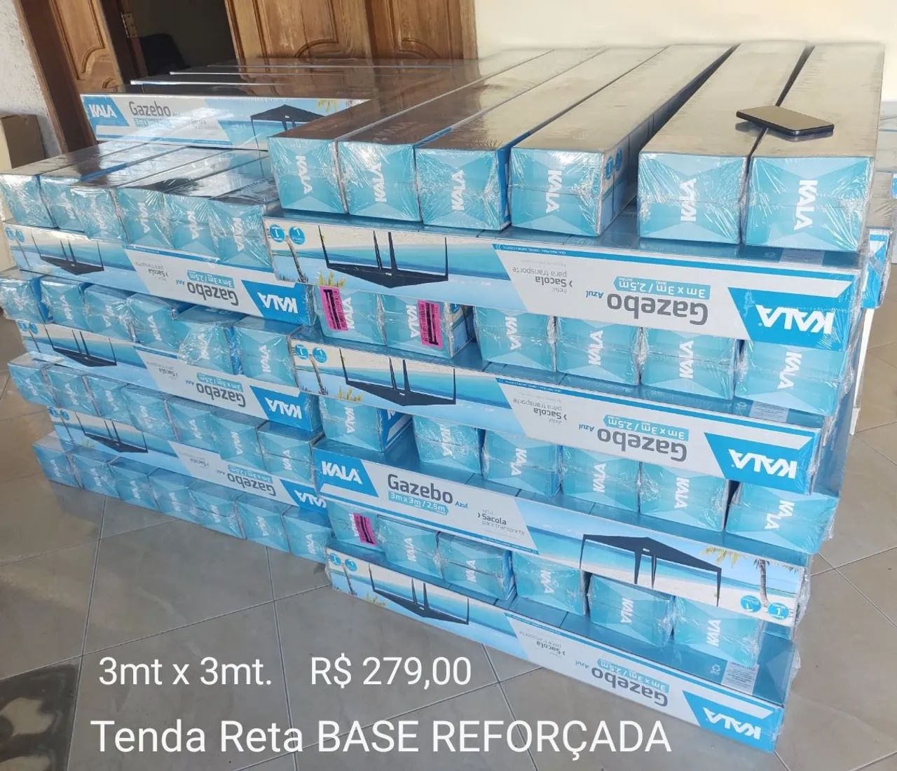 Tenda BASE REFORÇADA 3mt x 3mt  - Foto 3